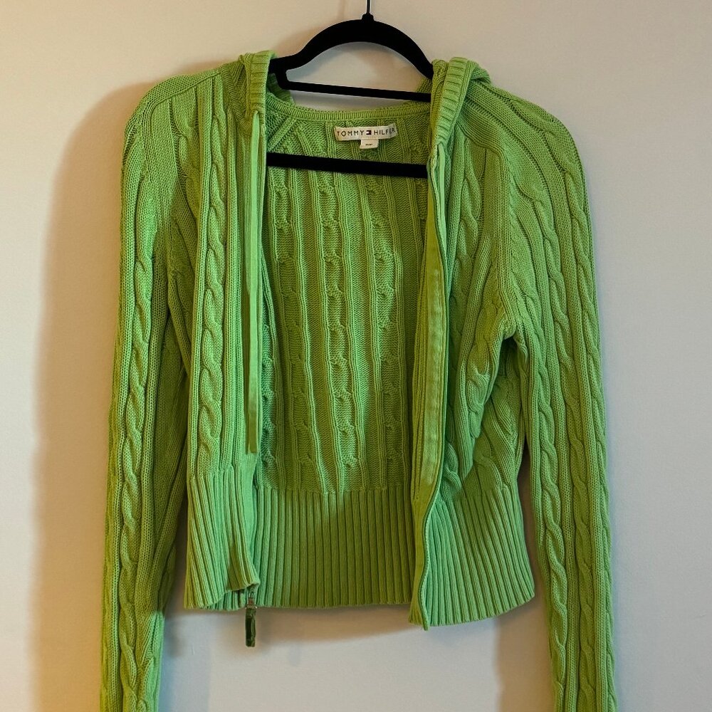 Green Zip-Up Hoodie